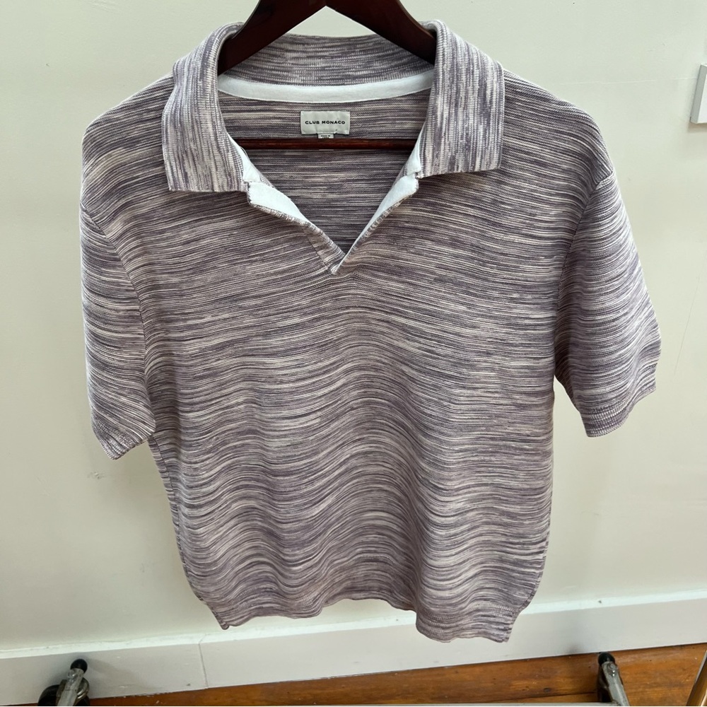 Club Monaco Purple polo (large)